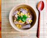 Hình bước làm 3 của món Canh khoai môn nấu bắp ngọt