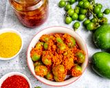 A picture of step 5 of Gunda /Lasoda Pickle.