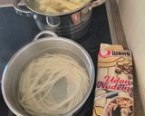 Fehérrépa püré udon tésztával recept fázis 3 fotója
