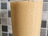 Licuado de durazno y banana