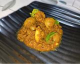 A picture of step 13 of Prawn & Mushroom Xacuti.