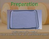 A picture of step 2 of Swiss Roll (Cake Roll).