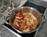 Foto del paso 3 de la receta Lentejas con costilla adobada