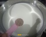A picture of step 1 of Bread Malai Dessert.