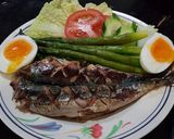 รูปขั้นตอนการทำที่ 5 ของ ปลาซาบะย่างซีอิ๊ว