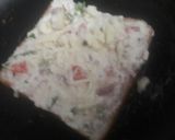 A picture of step 3 of Rava chesse toast.