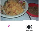 A picture of step 2 of Potato balls.