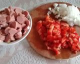 A picture of step 3 of Frijoles Charros.