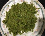 A picture of step 4 of Surti Matar Pattice.