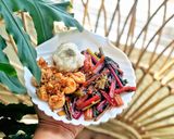 Hình bước làm 6 của món Cải cầu vồng xào tỏi