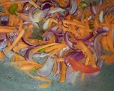 A picture of step 3 of Wok toasted sprout.