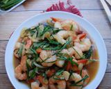Foto langkah ke 4 dari resep Tumis Udang Kucai.