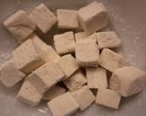 A picture of step 1 of Chilli Paneer.