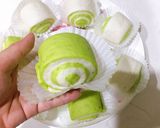 Hình bước làm 4 của món Bánh bao cốt dừa lá dứa