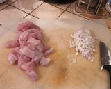 Une image de l'étape 1 de Poulet au curry express.