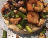 Foto del paso 3 de la receta: Timbal de bulgur con espárragos y seitan