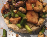 Foto del paso 3 de la receta: Timbal de bulgur con espárragos y seitan