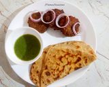 A picture of step 5 of Soya Kebab, Soya Chaap.