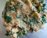 A picture of step 2 of Cheesy Spinach Chickpea Kababs.