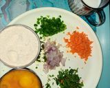 A picture of step 1 of Egg Paratha.
