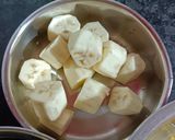 আলু ও কাঁচা কলা দিয়ে মটর ডালের বড়ার ডালনা(daler borar dalna recipe in Bengali) রেসিপির ধাপ 1 ছবি