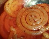 A picture of step 4 of Crispy Semolina Jalebi.