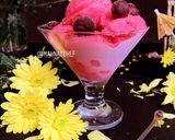 عکس مرحله 3 از دستور بستنی میوه _بستنی تابستونی - بستنی قیفی آلبالویی