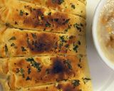 A picture of step 6 of Cheesy garlic bread.