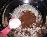 A picture of step 4 of Double Heart cake.