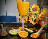 A picture of step 3 of Citrus Turmeric Punch.