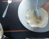 A picture of step 4 of Mava gujiya.