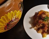 Une image de l'étape 4 de Chou au confit de canard.