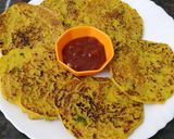 A picture of step 6 of Jowar pan cake.