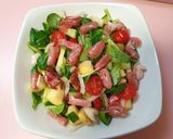 Alap saláta Kedvenc dresszinggel recept fázis 5 fotója
