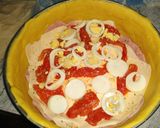 Foto del paso 4 de la receta: Tarta alta de jamón, queso, tomate y huevo