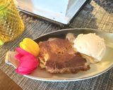 Hình bước làm 3 của món Bánh trái đào (Peach cake)