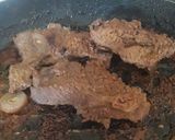 A picture of step 1 of Barbecue Beef Steak with Pasta Shell Salad and Vegetable Salad.