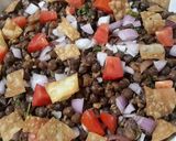 A picture of step 8 of Black chana chat.
