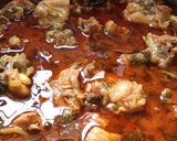 A picture of step 4 of Chicken curry.