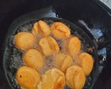 A picture of step 5 of Kosai (beans cake).
