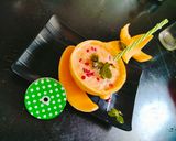 A picture of step 4 of Musk melon juice ❤️🥤😋.