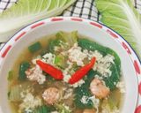 Foto langkah ke 4 dari resep Sawi putih siram putih telur.