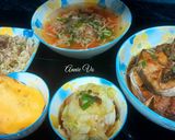 Hình bước làm 5 của món Cơm nhà nhiều món ăn ngon