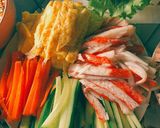 A picture of step 3 of Fresh Spring Rolls for a Weekend Twist!.