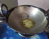 A picture of step 1 of Bachelor's Chicken Curry.