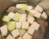 Hình bước làm 2 của món Canh bí đao sườn heo