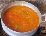 Une image de l'étape 18 de Sauce graines avec pâte de bœuf 😋 et poisson fumé mérou 🩷.