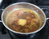 A picture of step 4 of Rasam without garlic.