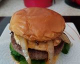 A picture of step 5 of One fried Onion Big Steak Burger 😀.
