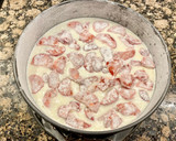Foto del paso 4 de la receta: Pastel de requesón y fresas al aroma de ron